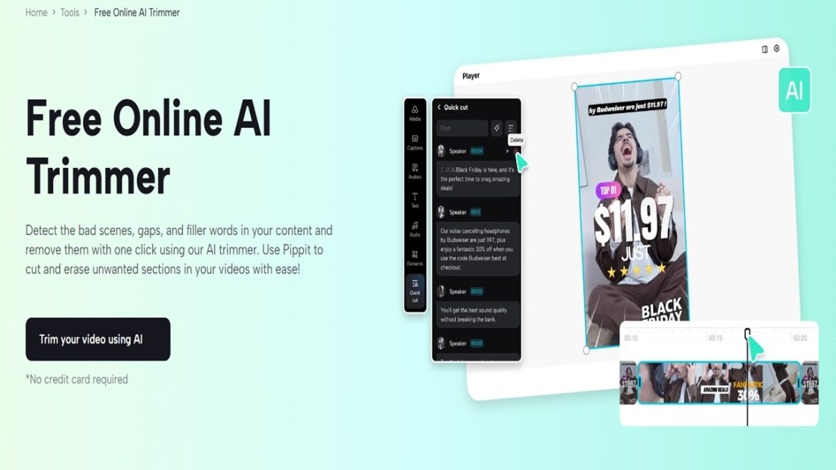 How Pippit AI Video Trimming Saves Time for E Commerce Creators